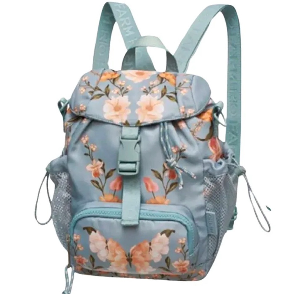 FARM Rio Light Blue Floral Backpack